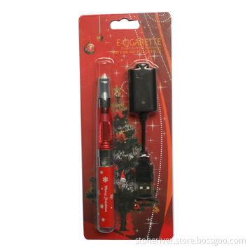 Promotional gift EGO-CE4 ecigarette with Christmas blister card packs